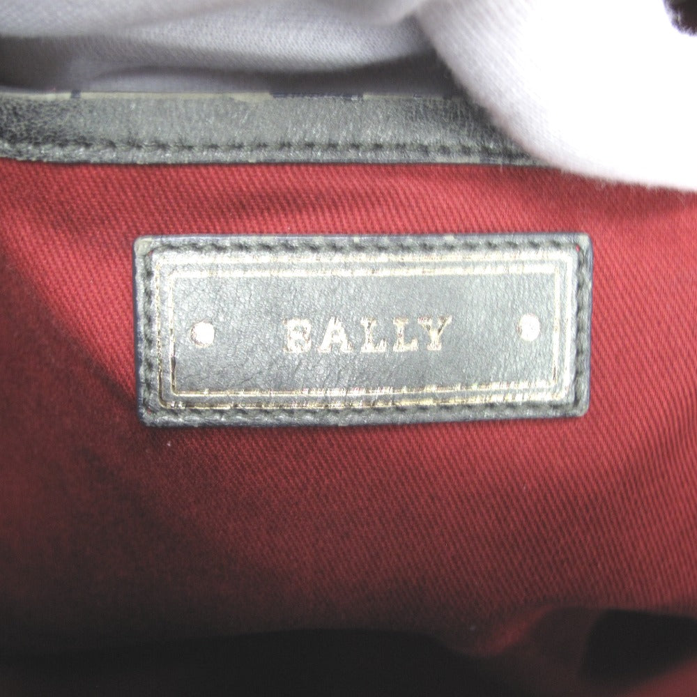 BALLY バリー ショルダーバッグ トートバッグ ナイロン 光沢グリーングレー レディース