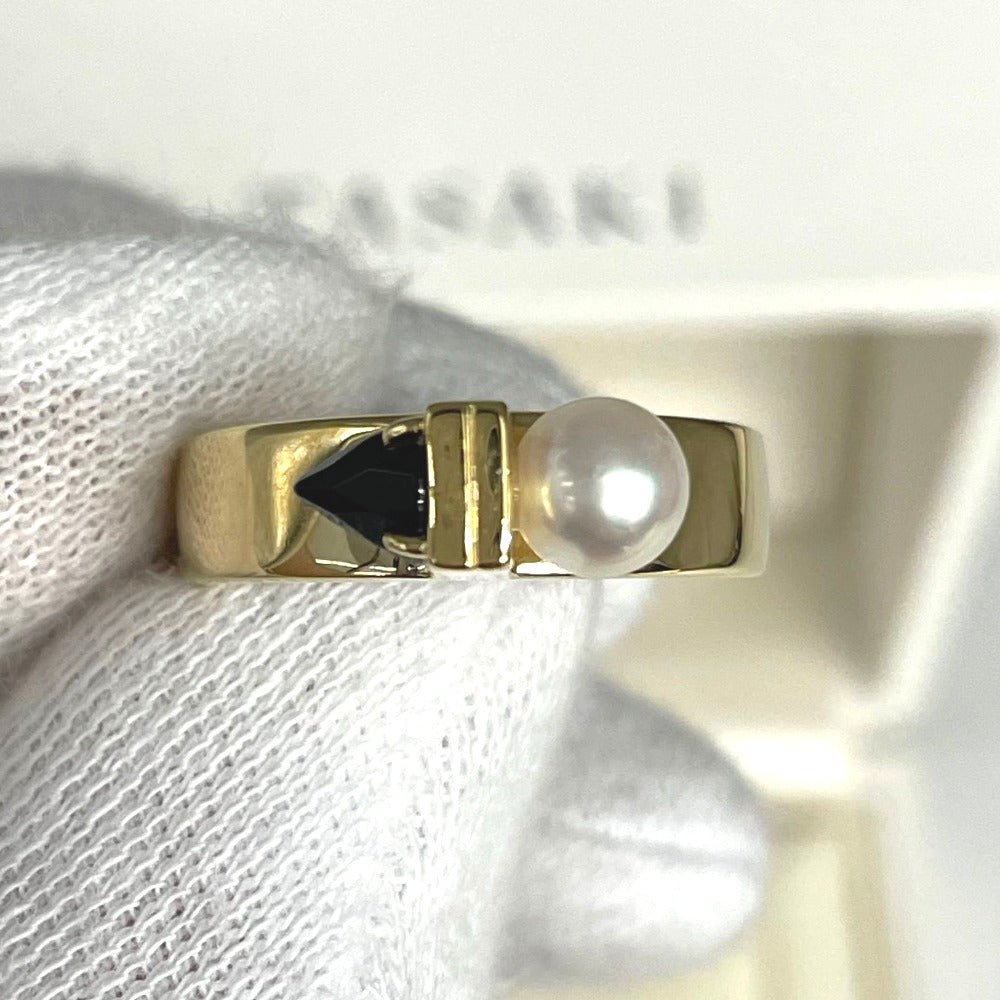TASAKI タサキ リング・指輪 リファインドリベリオンリング K18×アコヤ真珠×オニキス パール 金 イエローゴールド 14.5号