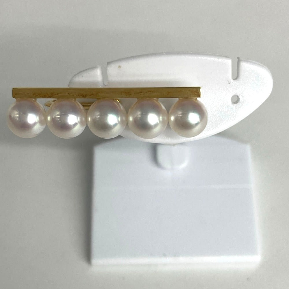 TASAKI タサキ イヤリング バランスプラスパール イヤリング 5連 K18×アコヤ真珠 パール 金 イエローゴールド
