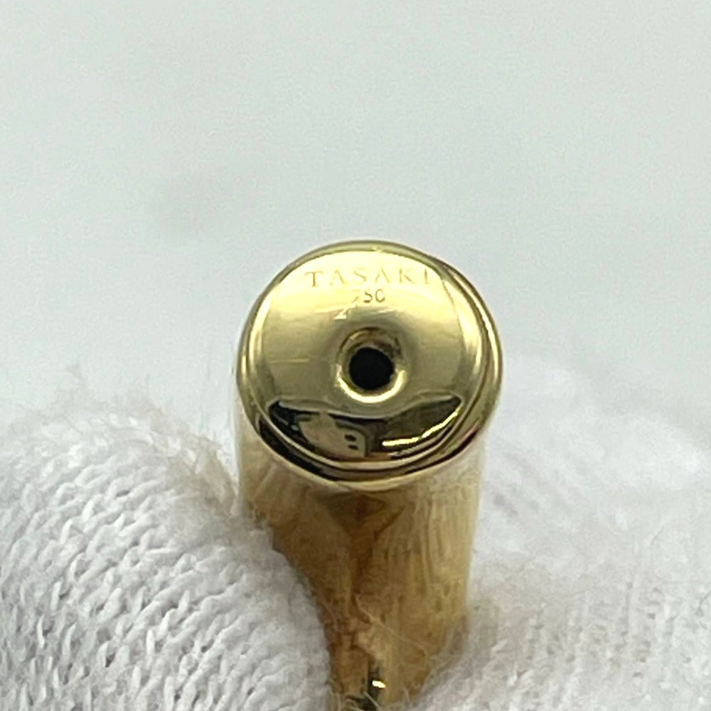 TASAKI タサキ ピアス デインジャーホーン K18×アコヤ真珠 パール 金 イエローゴールド 重量約7.2g