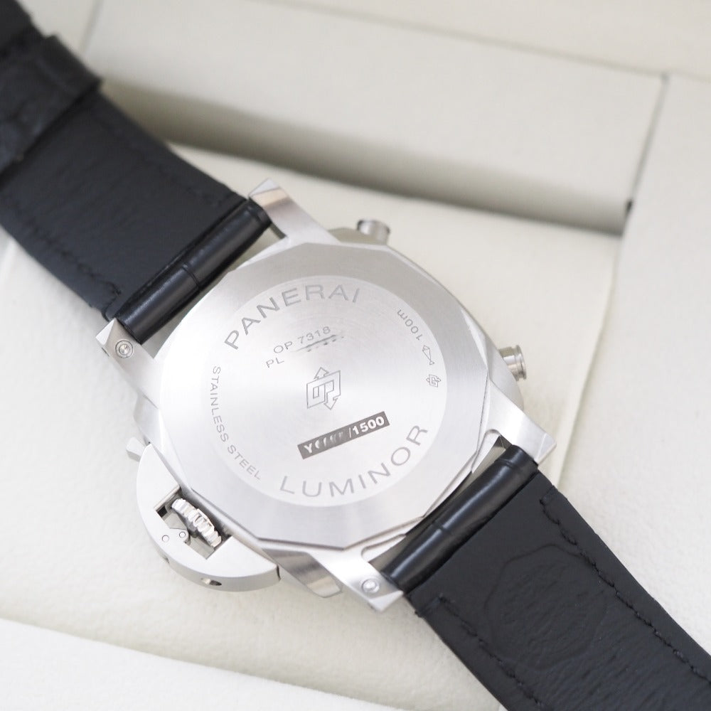 OFFICINE PANERAI オフィチーネパネライ 腕時計 ルミノール クロノ PAM01218 替えベルト付属 自動巻き クロノグラフ