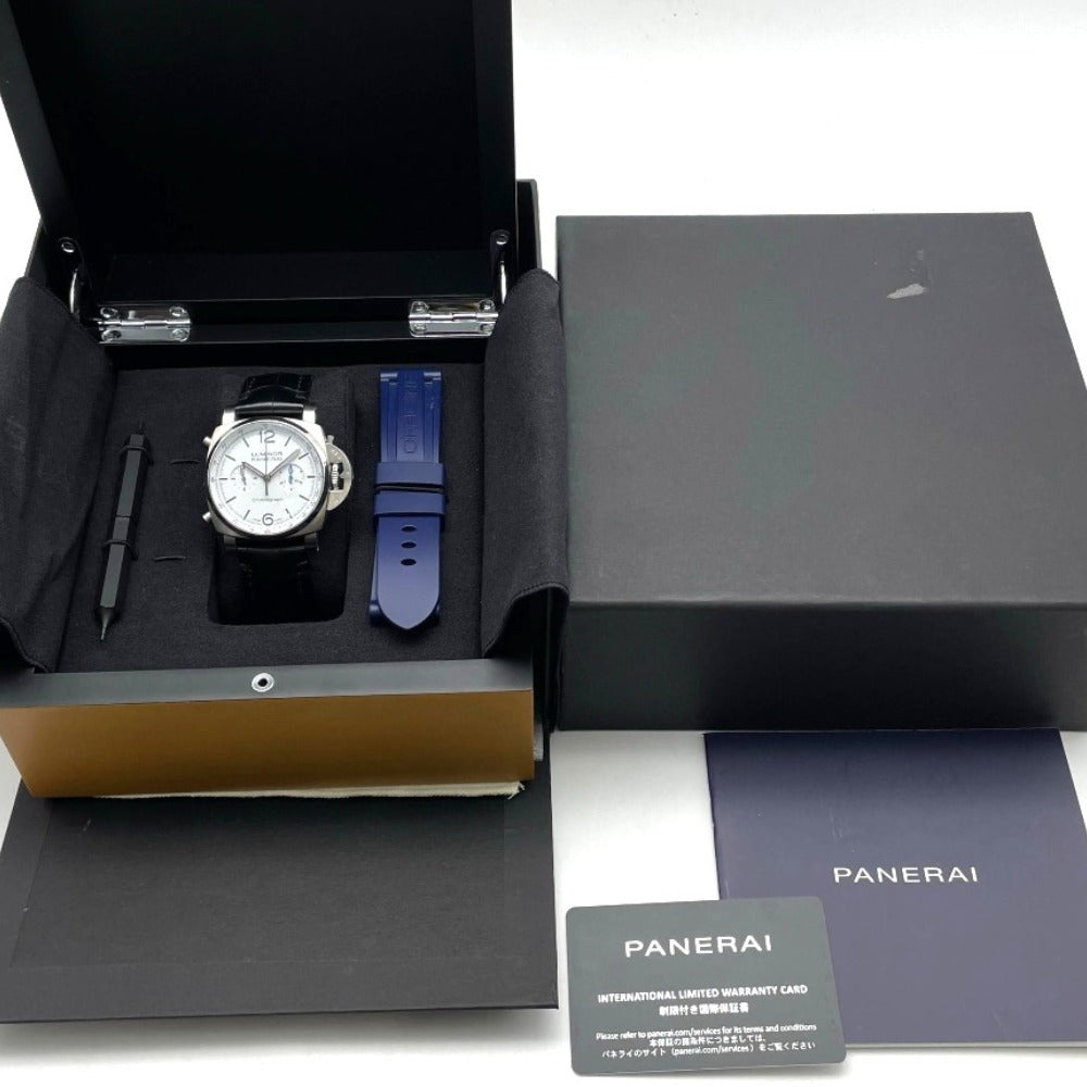 OFFICINE PANERAI オフィチーネパネライ 腕時計 ルミノール クロノ PAM01218 替えベルト付属 自動巻き クロノグラフ