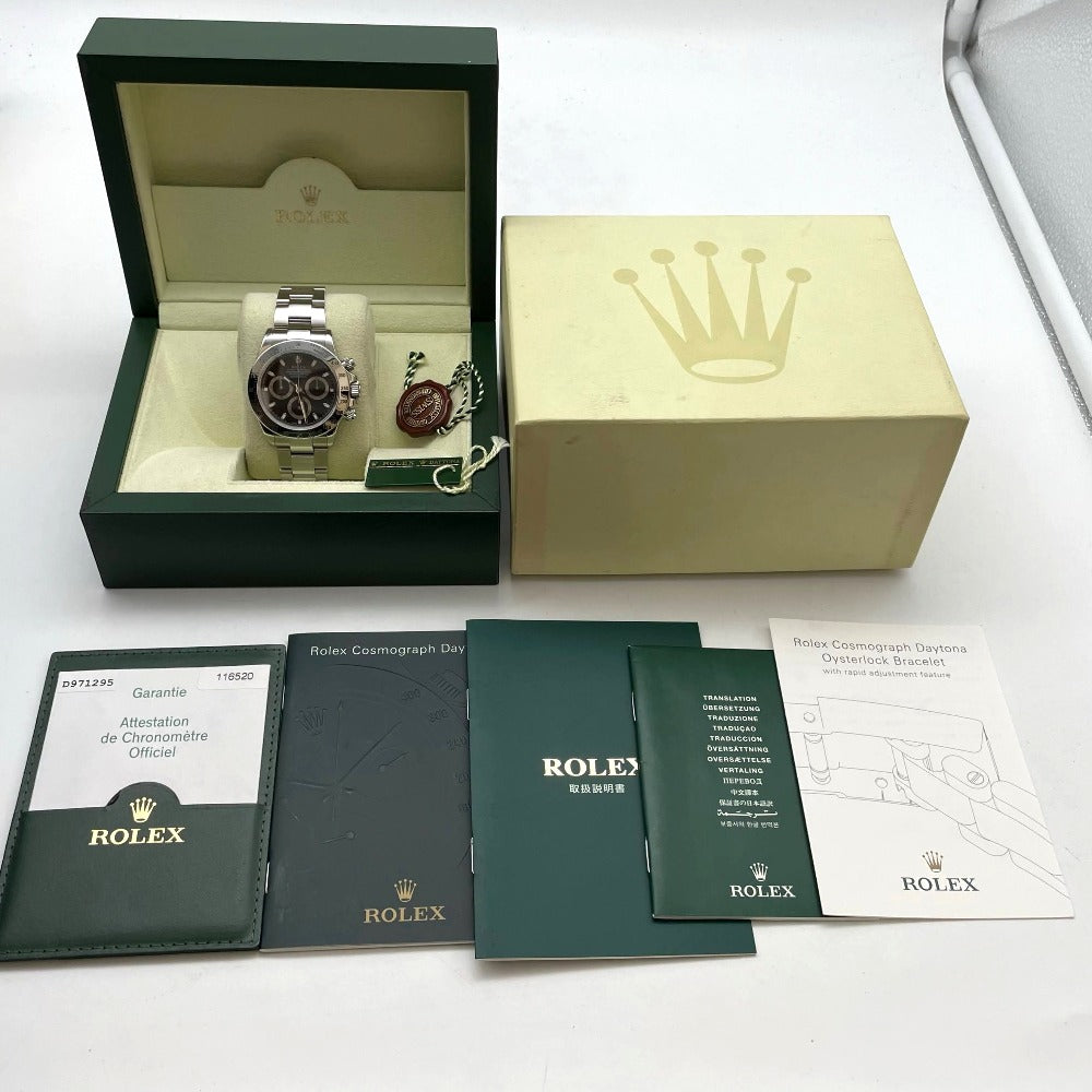 ROLEX ロレックス 腕時計 デイトナ コスモグラフデイトナ Ref.116520 D番 黒文字盤 自動巻き DAYTONA