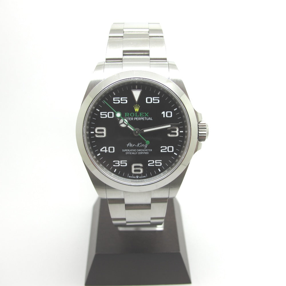ROLEX ロレックス 腕時計 エアキング Ref.126900 ランダム番 黒文字盤 自動巻き AIR KING