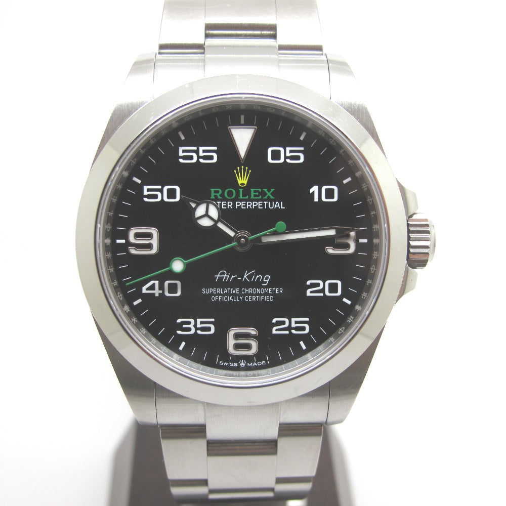 ROLEX ロレックス 腕時計 エアキング Ref.126900 ランダム番 黒文字盤 自動巻き AIR KING