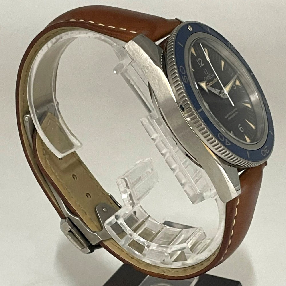 OMEGA オメガ 腕時計 シーマスター 300 233.92.41.21.03.001 マスターコーアクシャル チタンケース ブルー文字盤 ダイバーズ SEAMASTER