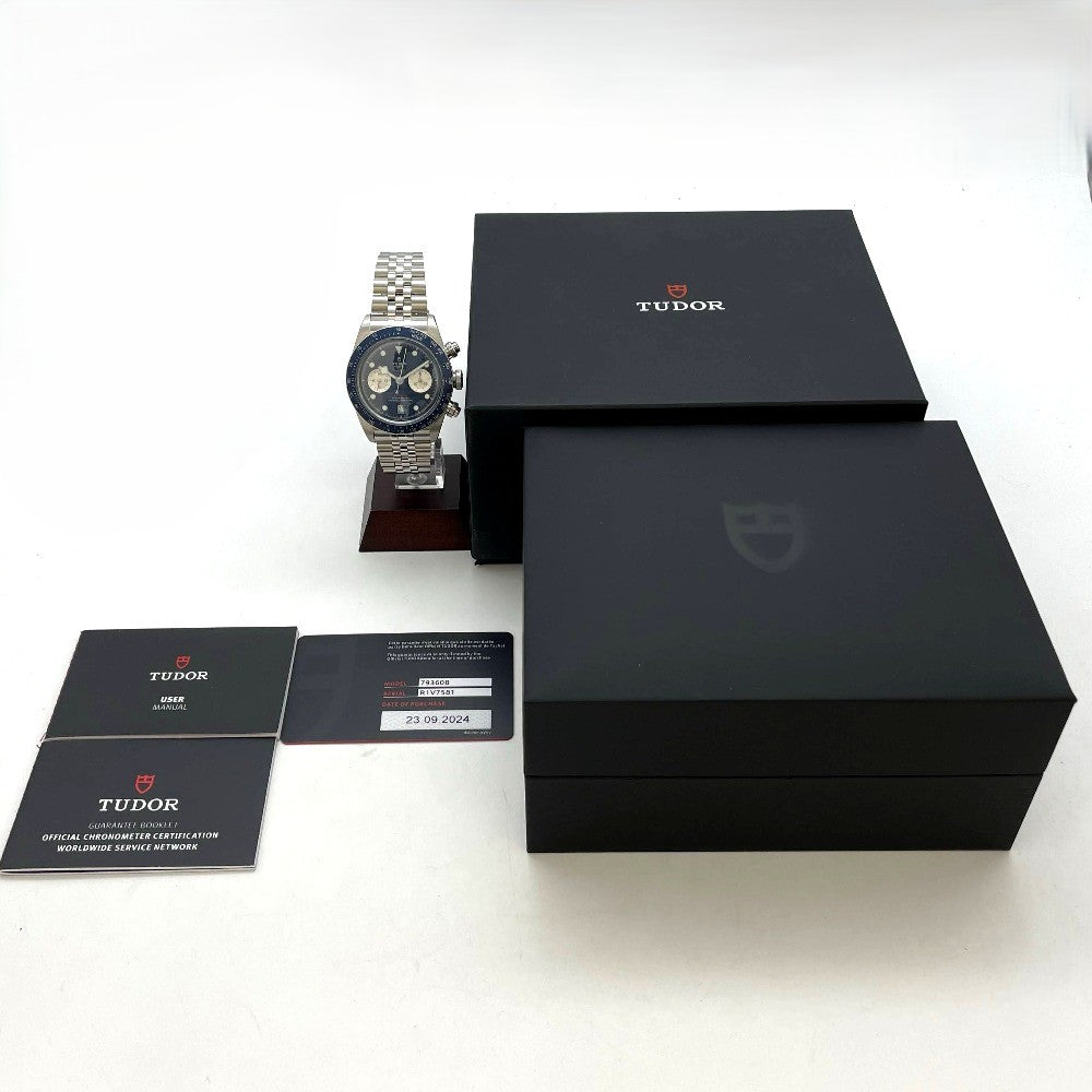 TUDOR チュードル 腕時計 ブラックベイ クロノ M79360B-0002 ブルー 2024年モデル 自動巻き