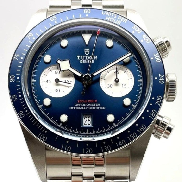 TUDOR チュードル 腕時計 ブラックベイ クロノ M79360B-0002 ブルー 2024年モデル 自動巻き