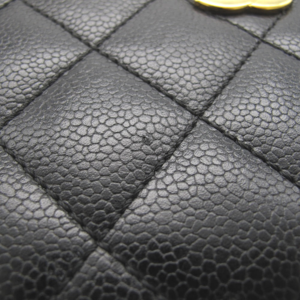 CHANEL シャネル ハンドバッグ キャビアスキン マトラッセ ブラック