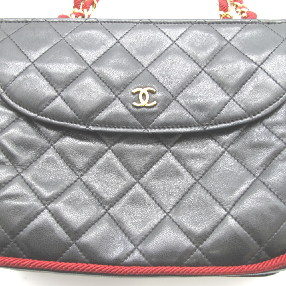 CHANEL シャネル ハンドバッグ マトラッセ ココマーク ダブル フェイス バイカラー ラムスキン ショルダーバッグ