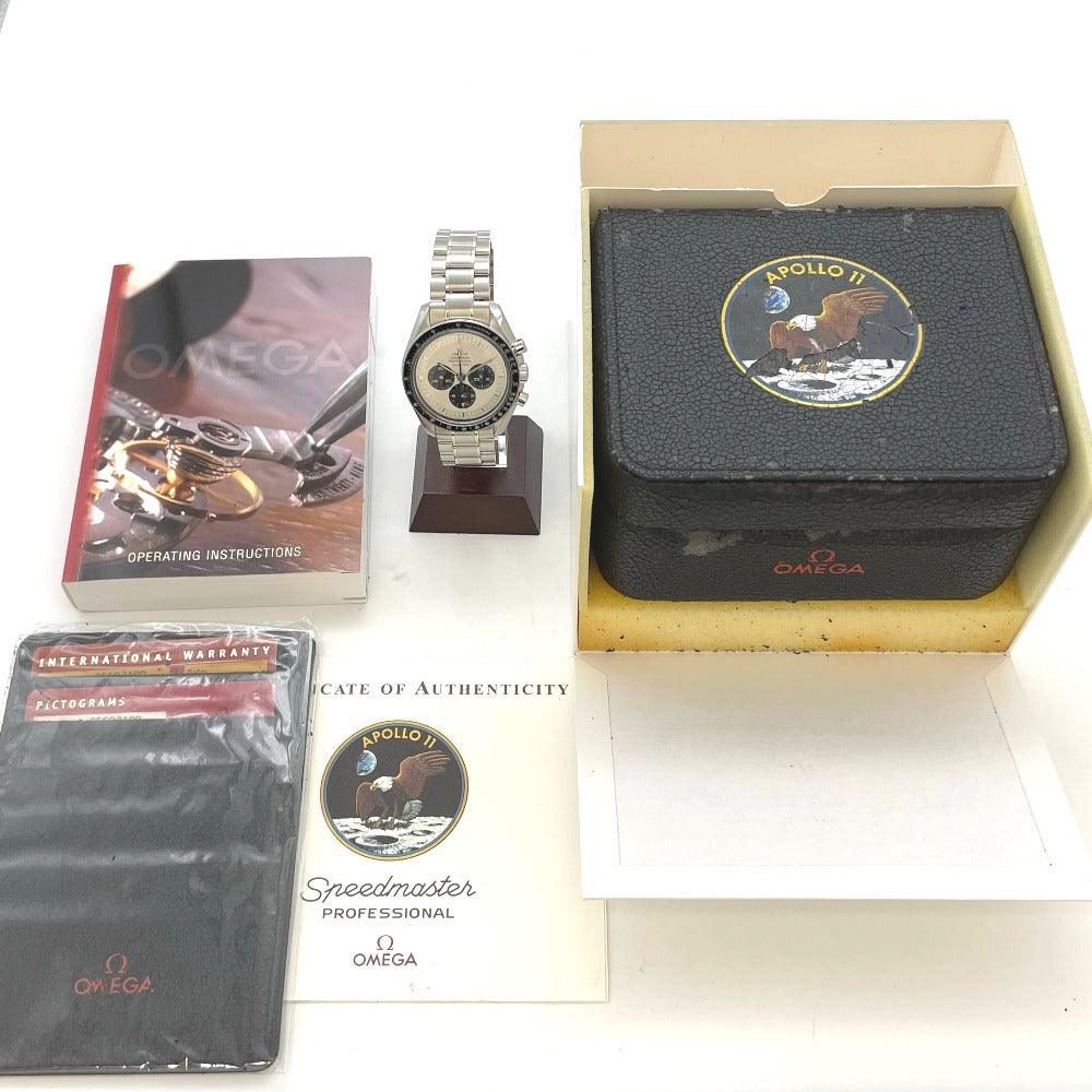 OMEGA オメガ 腕時計 スピードマスター アポロ11号 35周年記念 ムーンウォッチ 手巻き クロノグラフ Ref.3569.31 SPEEDMASTER