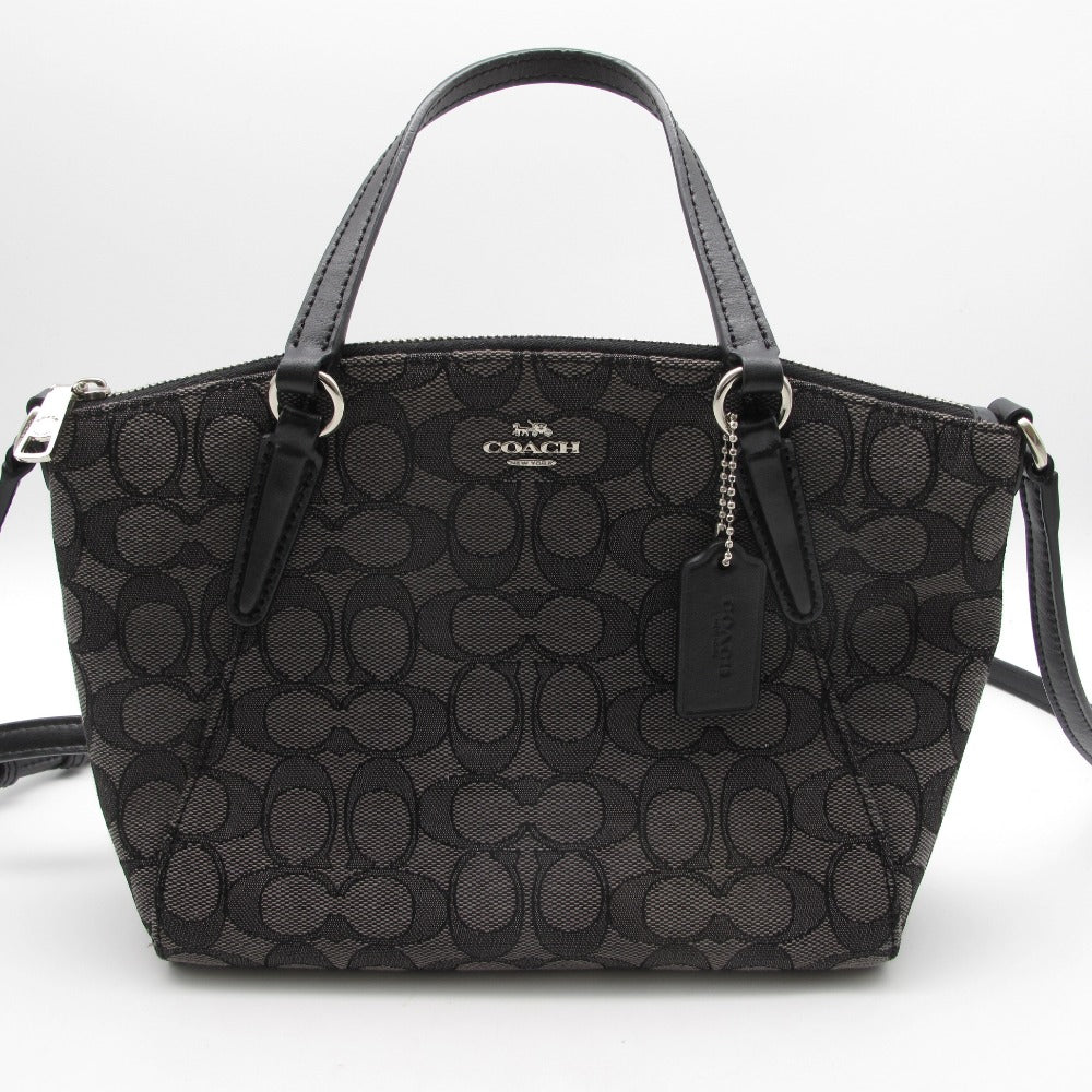 COACH コーチ ショルダーバッグ F27580 SVDK6 ブラック レディース 2way