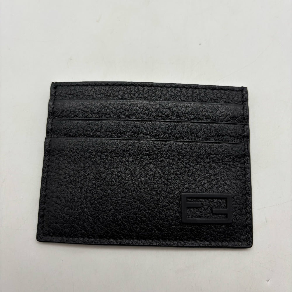 FENDI フェンディ カードケース 7M0164 AG0L ブラック メンズ ミニマリスト コンパクト キャッシュレス 7M0164 AG0L