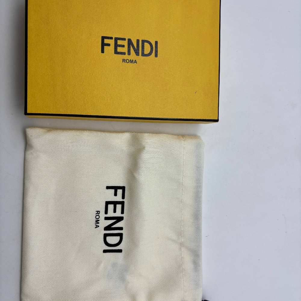 FENDI フェンディ カードケース 7M0164 AG0L ブラック メンズ ミニマリスト コンパクト キャッシュレス 7M0164 AG0L