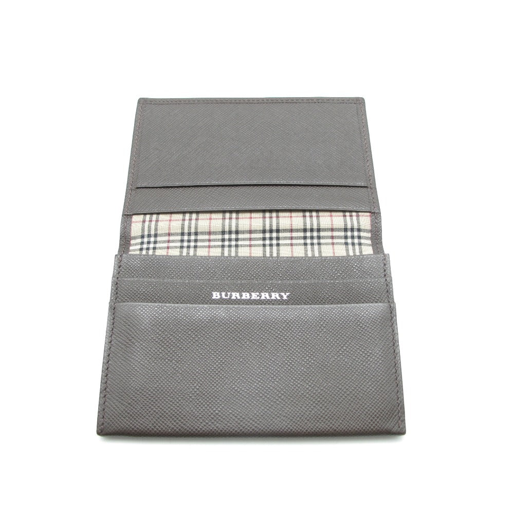 BURBERRY バーバリー カードケース バーバリー カードケース 二つ折り ノバチェック ユニセックス メンズ レディース ブラウン 茶色 シンプル