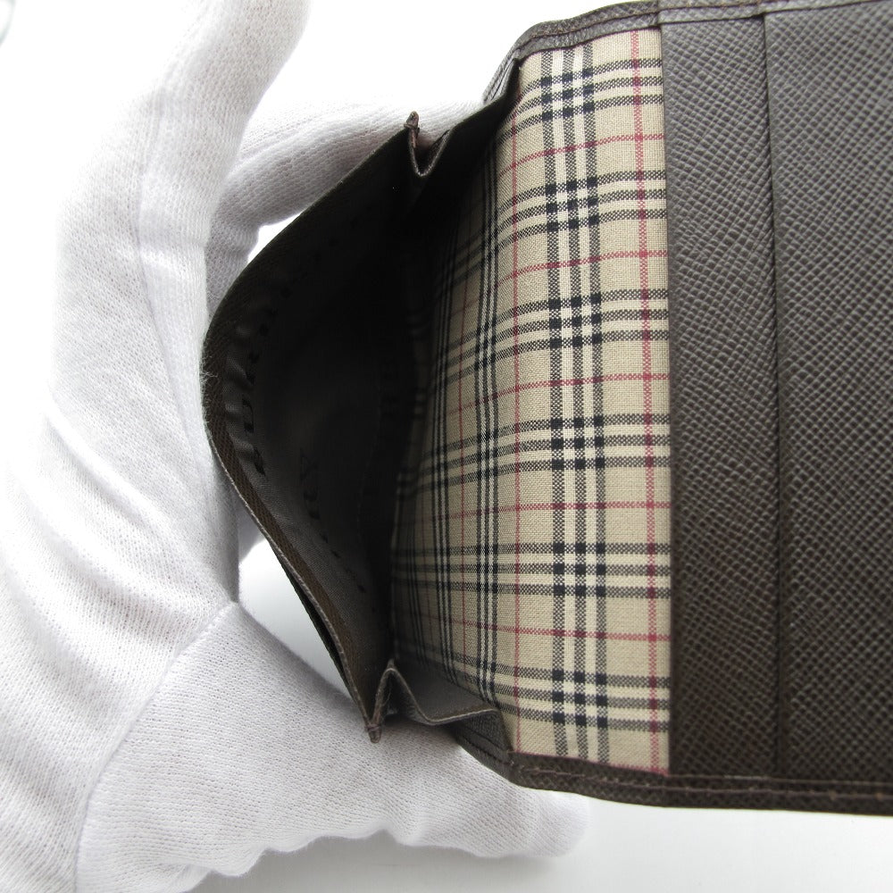 BURBERRY バーバリー カードケース バーバリー カードケース 二つ折り ノバチェック ユニセックス メンズ レディース ブラウン 茶色 シンプル