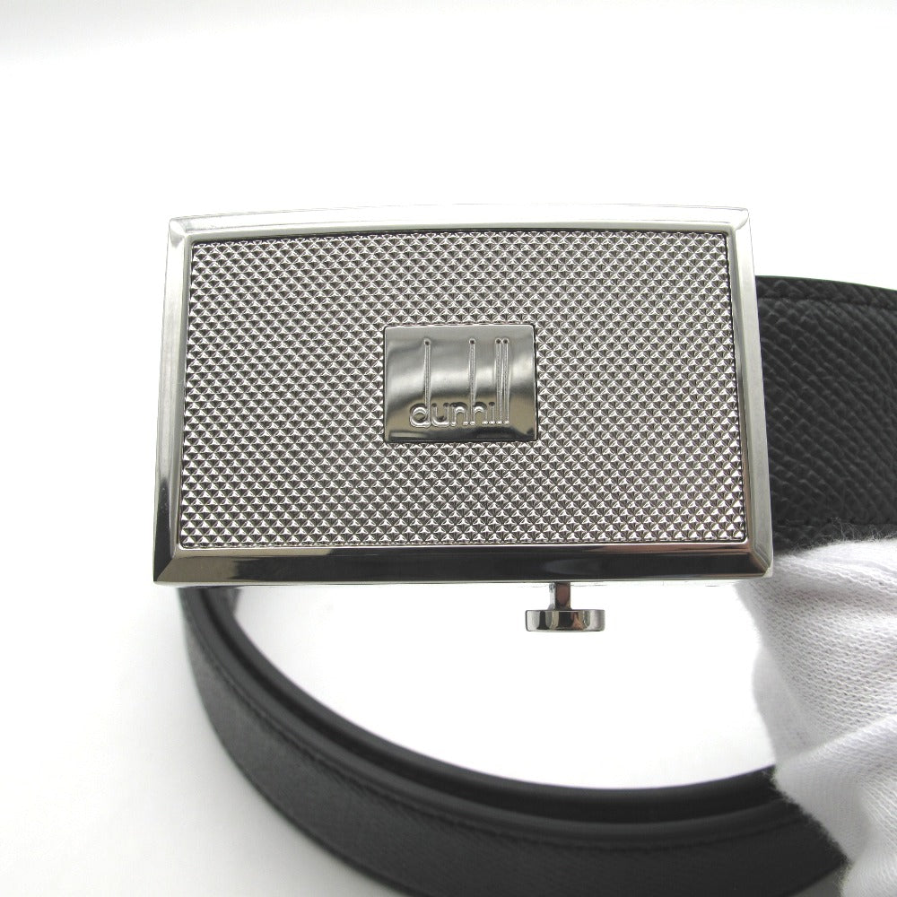Dunhill ダンヒル ベルト ダンヒル ベルト DU21R4A09CR00142 メンズ ブラック 黒 シルバー シンプル 長さ125cm