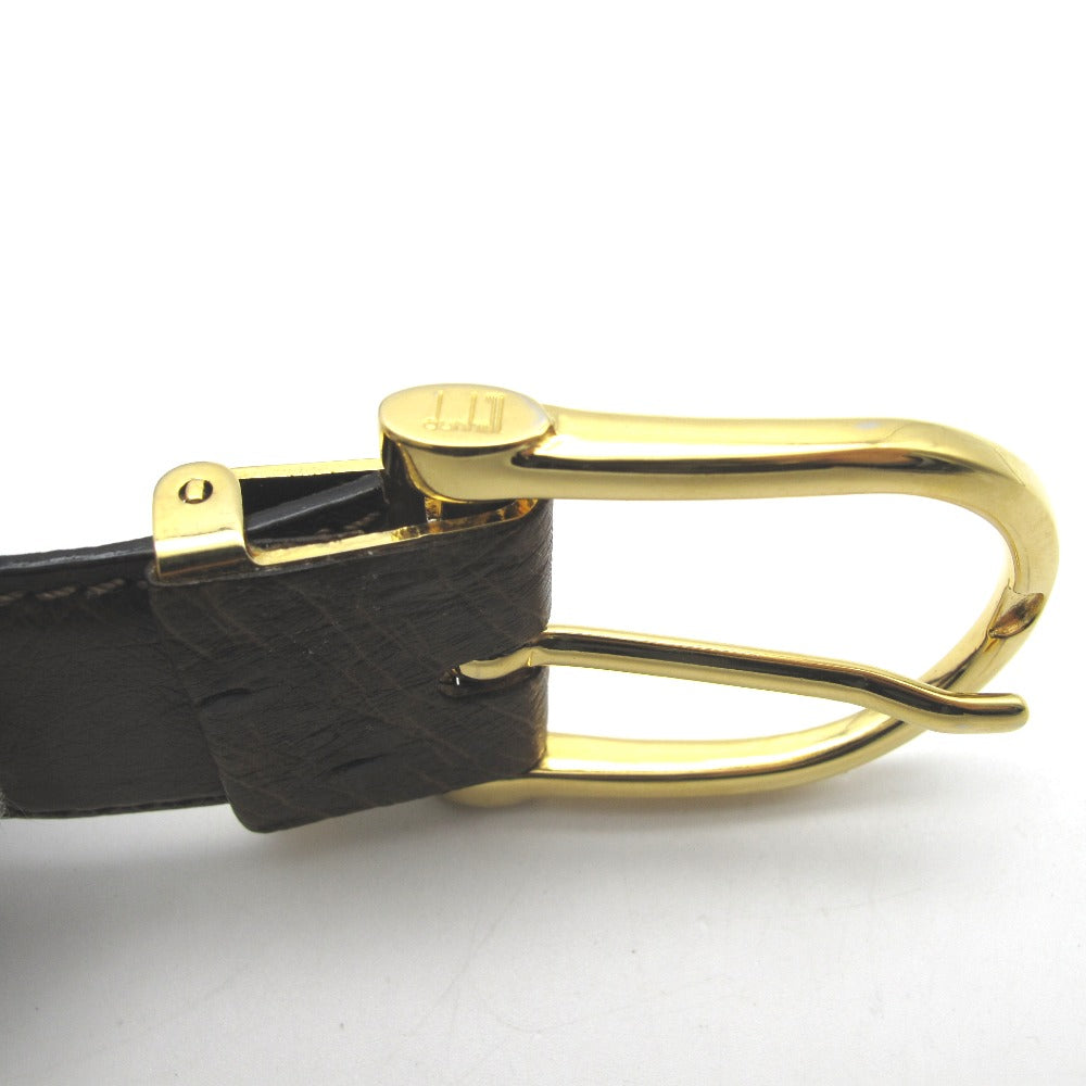 Dunhill ダンヒル ベルト ダンヒル ベルト BC422D40 メンズ ゴールド シンプル 長さ113cm