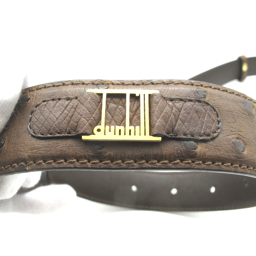 Dunhill ダンヒル ベルト ダンヒル ベルト BC422D40 メンズ ゴールド シンプル 長さ113cm