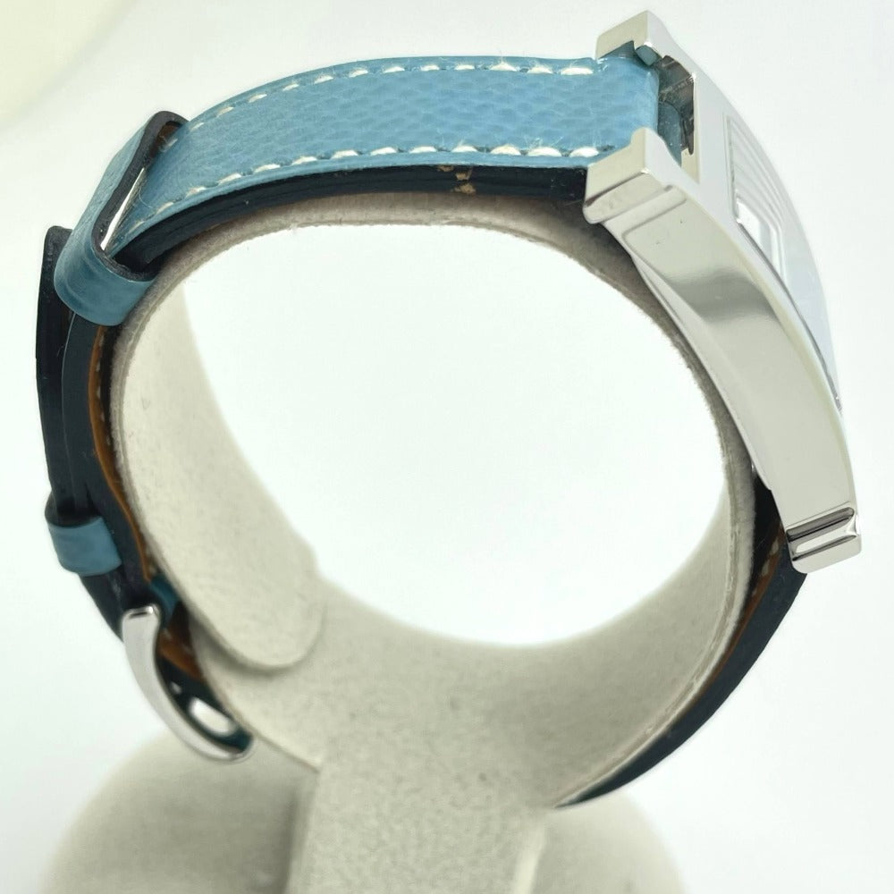 HERMES エルメス 腕時計 Hウォッチ Ref.HH1.210 ブルー文字盤 クオーツ レディース