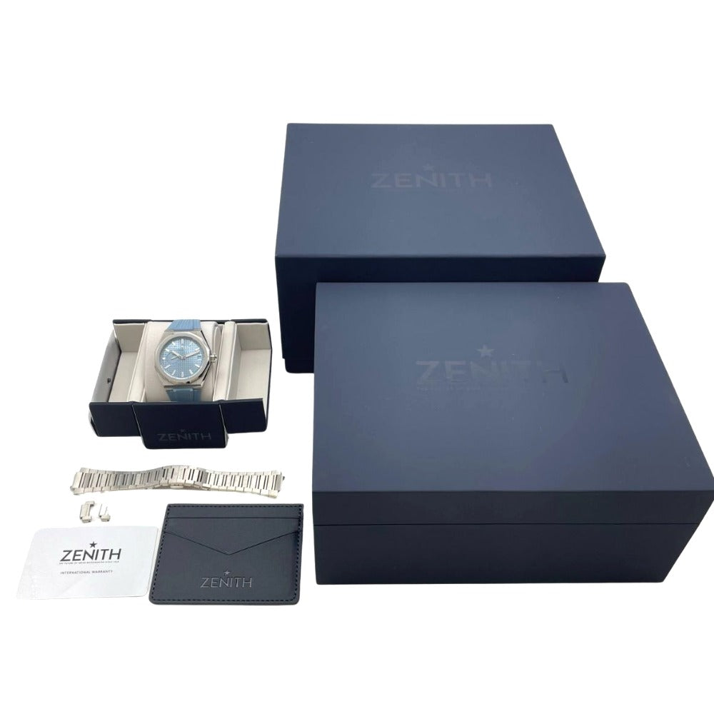 ZENITH ゼニス 腕時計 デファイ スカイライン 41mm 03.9300.3620/16.I001 エルプリメロ3620 11Pバケットダイヤ メタルブレス付属 自動巻き