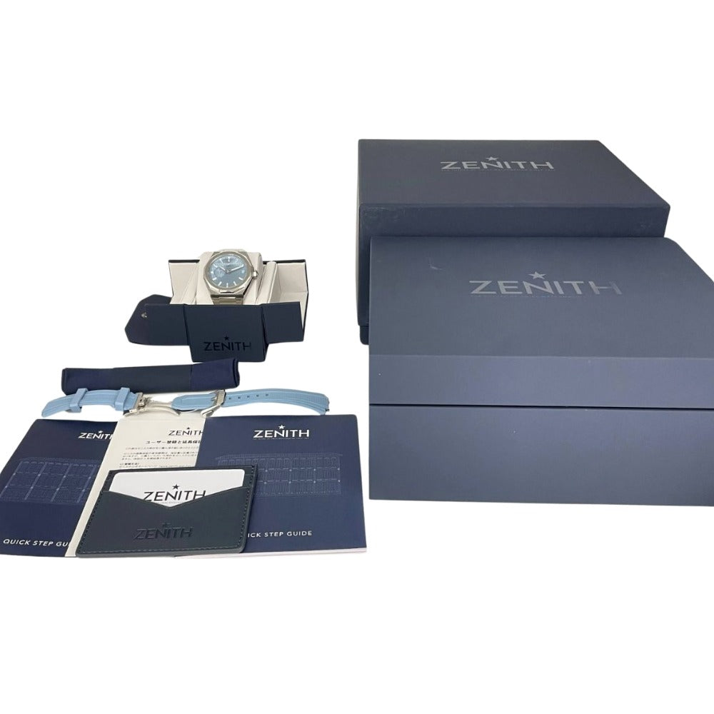 ZENITH ゼニス 腕時計 デファイ スカイライン 41mm 03.9300.3620/16.I001 エルプリメロ3620 11Pバケットダイヤ ラバーストラップ付属 自動巻き