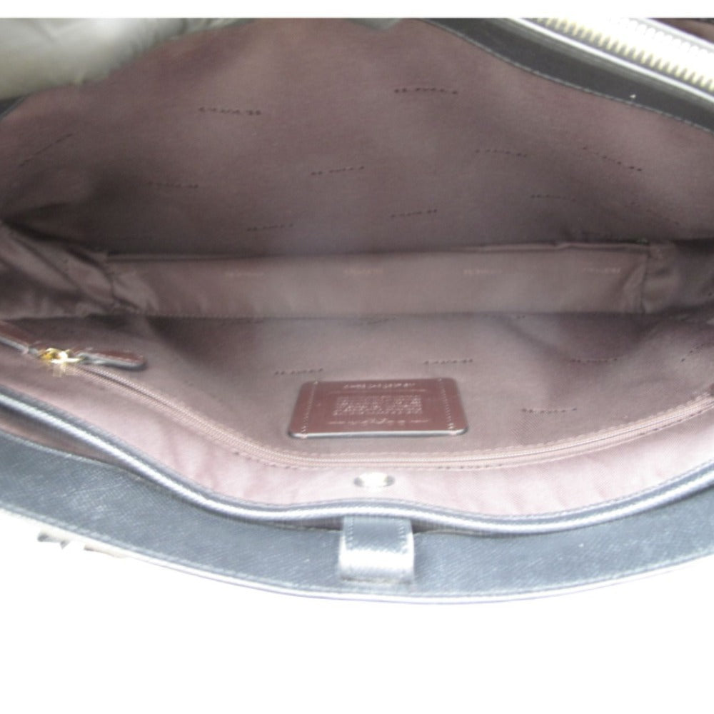 COACH コーチ トートバッグ コーチ トートバッグ フォリオ 78246 レザー ブラック レディース ゴールド