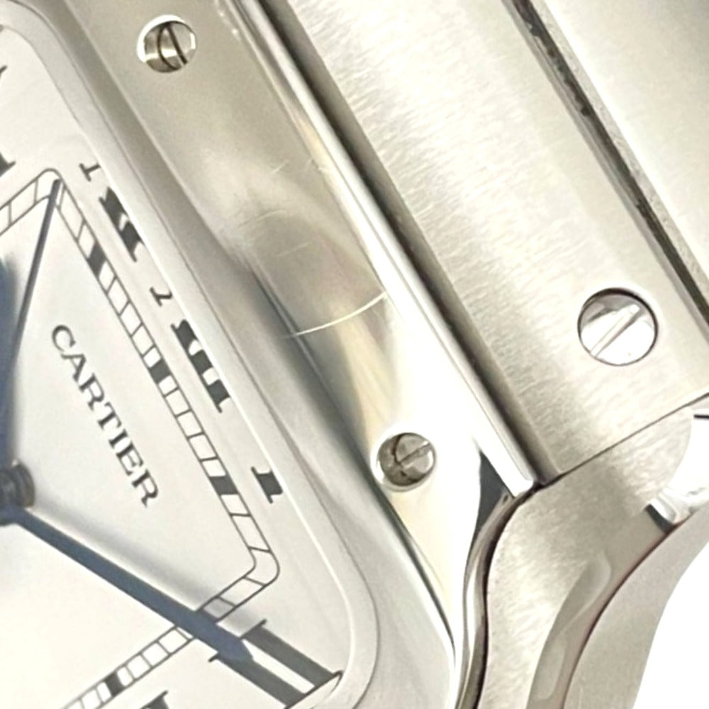 CARTIER カルティエ 腕時計 サントス ドゥ カルティエ LM WSSA0018 シルバー 自動巻き SANTOS