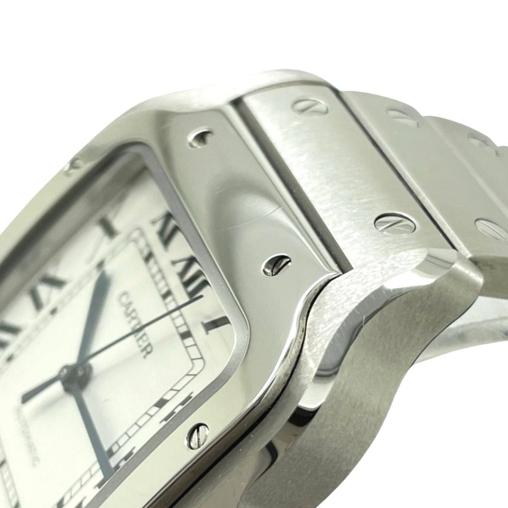 CARTIER カルティエ 腕時計 サントス ドゥ カルティエ LM WSSA0018 シルバー 自動巻き SANTOS