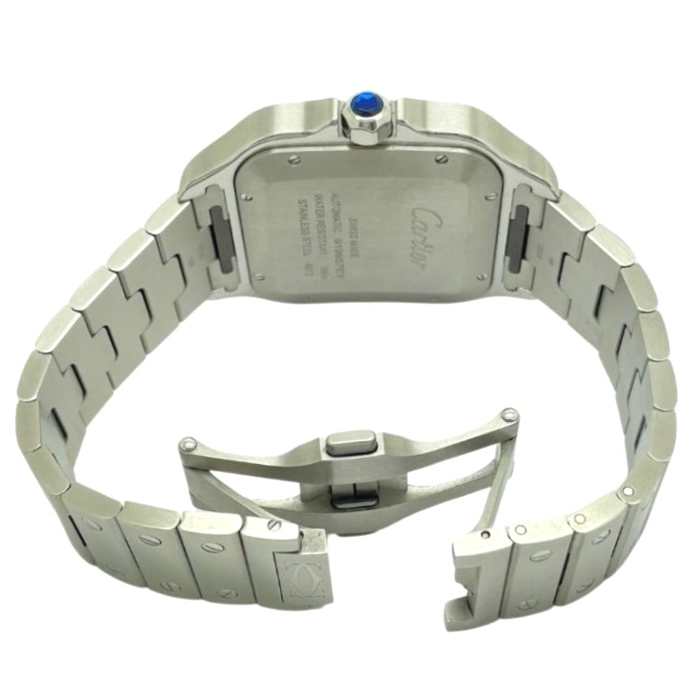 CARTIER カルティエ 腕時計 サントス ドゥ カルティエ LM WSSA0018 シルバー 自動巻き SANTOS