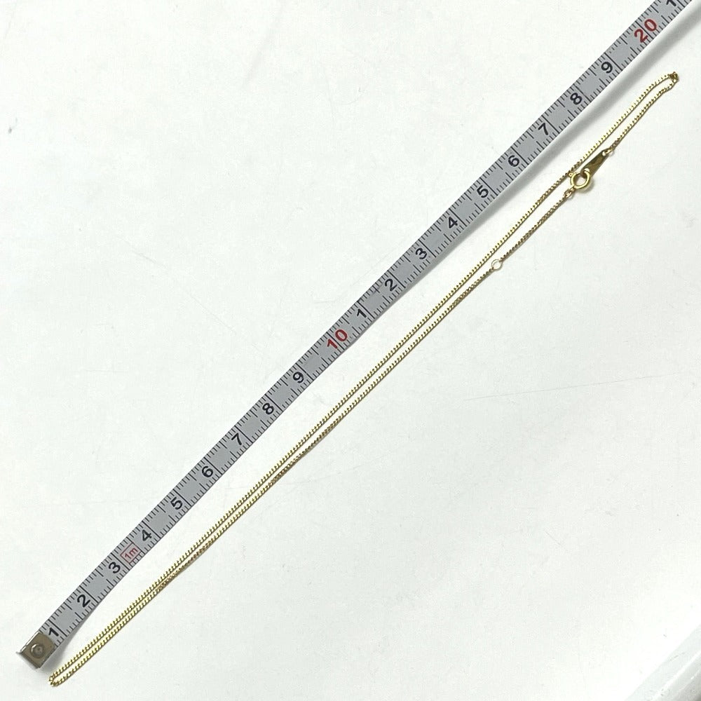 ネックレス 18金 K18 長さ約40cm 3cm長さ調節可能 重量約1.6g メンズ レディース
