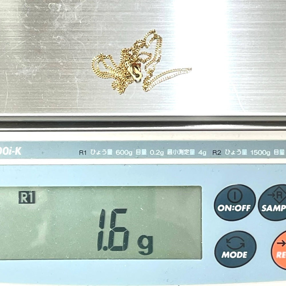ネックレス 18金 K18 長さ約40cm 3cm長さ調節可能 重量約1.6g メンズ レディース