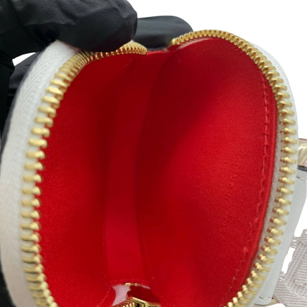 Christian Louboutin クリスチャンルブタン ボディバッグ ルビラハイブリッド ショルダーバッグ 3225067 レディース ホワイト/レッド
