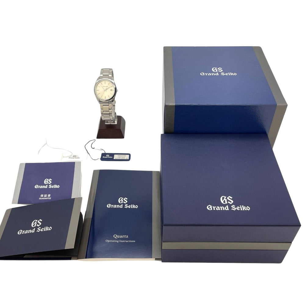 SEIKO Grand Seiko グランドセイコー 腕時計 SBGX263 9Fクオーツ アイボリーダイアル 37mm メンズ ヘリテージコレクション ビジネス 電池式