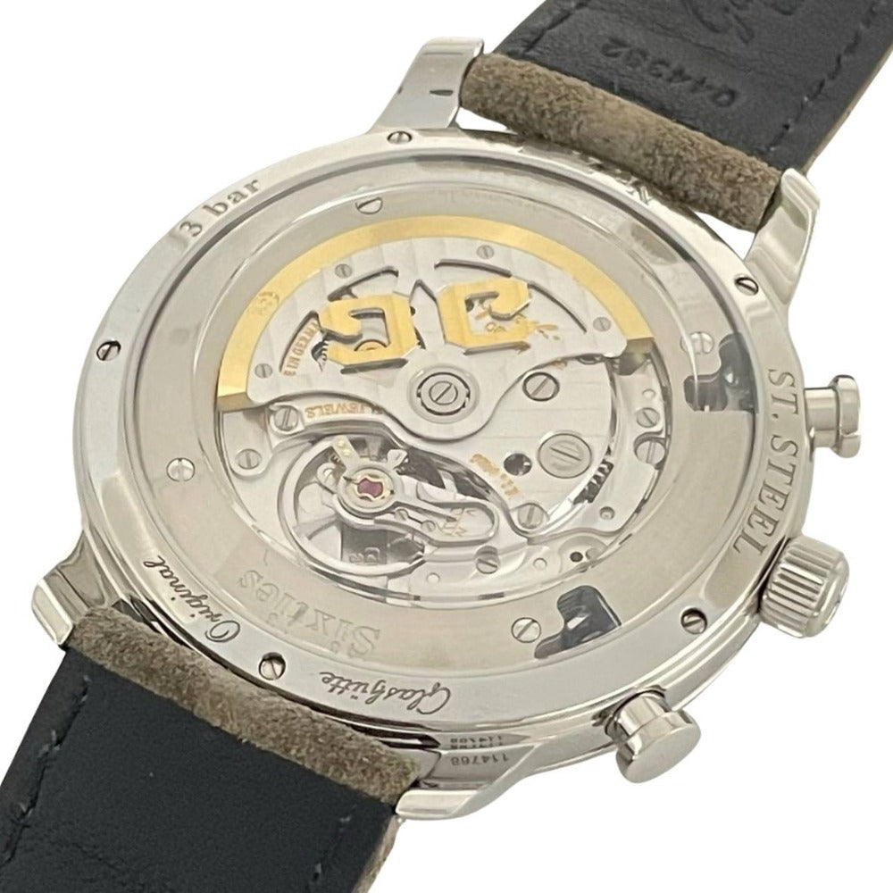 GLASHUTTE ORIGINAL グラスヒュッテ・オリジナル 腕時計 シックスティーズ クロノグラフ 139-34-05-22-04 限定モデル グリーン文字盤 自動巻き メンズ