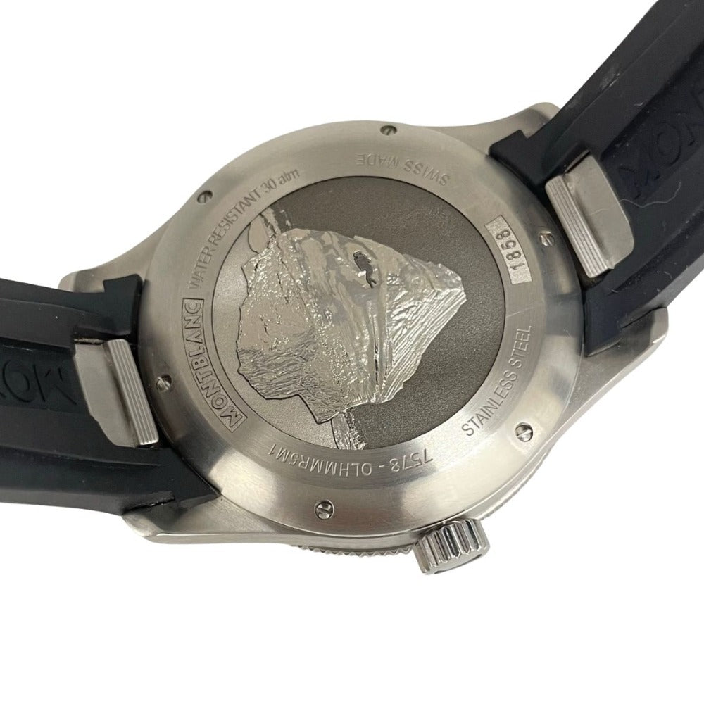 MONTBLANC モンブラン 腕時計 アイスシー オートマティック デイト MB129372 ダイバーズ 41mm 自動巻き ラバー メンズ