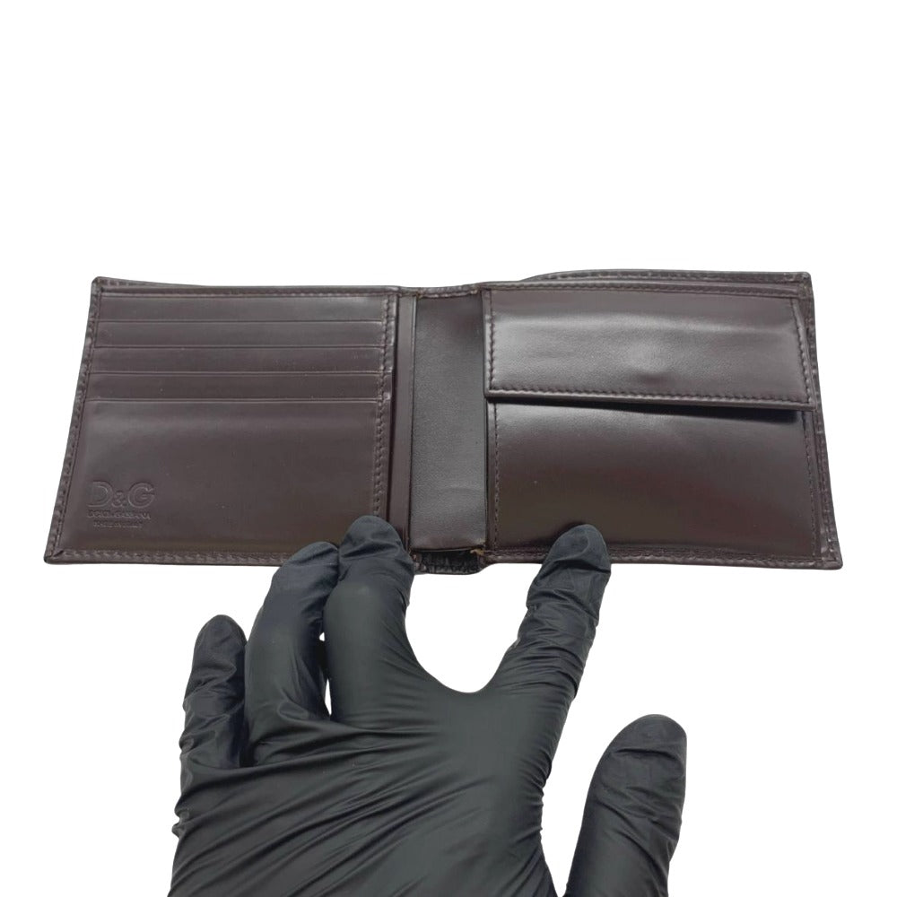 DOLCE&GABBANA ドルチェアンドガッバーナ 二つ折り財布 DPA237 E1364 80060 ブラウン メンズ