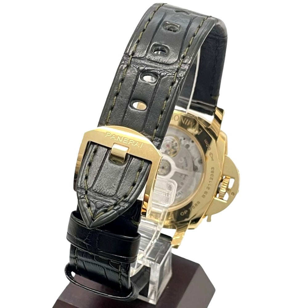 OFFICINE PANERAI オフィチーネパネライ 腕時計 PAM01423 YG無垢 ルミノール ドゥエ イエローゴールド ダイバーズ スモールセコンド 金無垢 K18 自動巻き メンズ LUMINOR