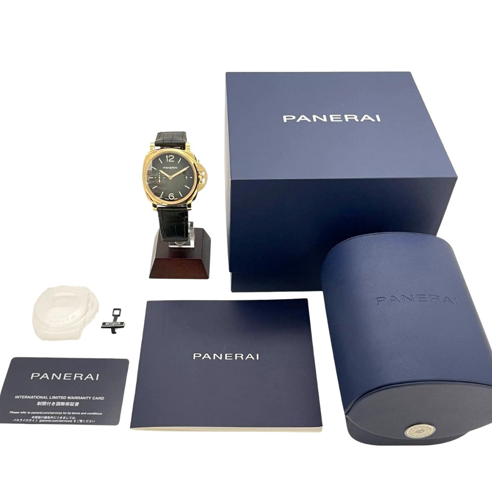 OFFICINE PANERAI オフィチーネパネライ 腕時計 PAM01423 YG無垢 ルミノール ドゥエ イエローゴールド ダイバーズ スモールセコンド 金無垢 K18 自動巻き メンズ LUMINOR