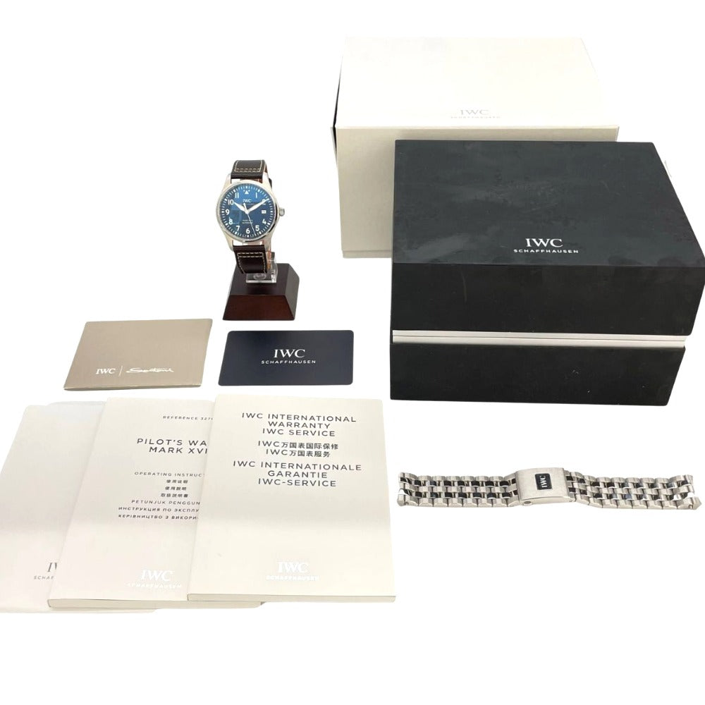 IWC インターナショナルウォッチカンパニー 腕時計 パイロットウォッチ マーク18 Mark xviii プティプランス 星の王子様 箱保証書あり 40mm 自動巻き メンズ PILOTS
