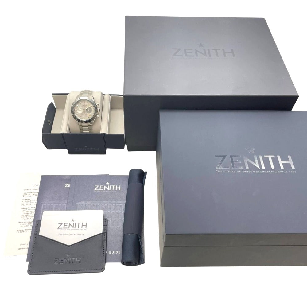 ZENITH ゼニス 腕時計 03.3120.3600/76.M3100 メテオライト クロノマスタースポーツ 2024限定品 41mm エルプリメロ3600 クロノグラフ 自動巻き メンズ
