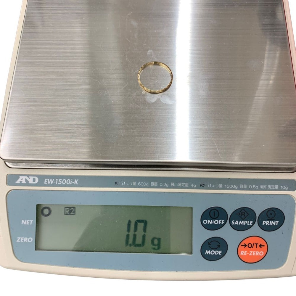 ete エテ リング・指輪 K10 1.0g 19号 ゴールド 細身 レディース