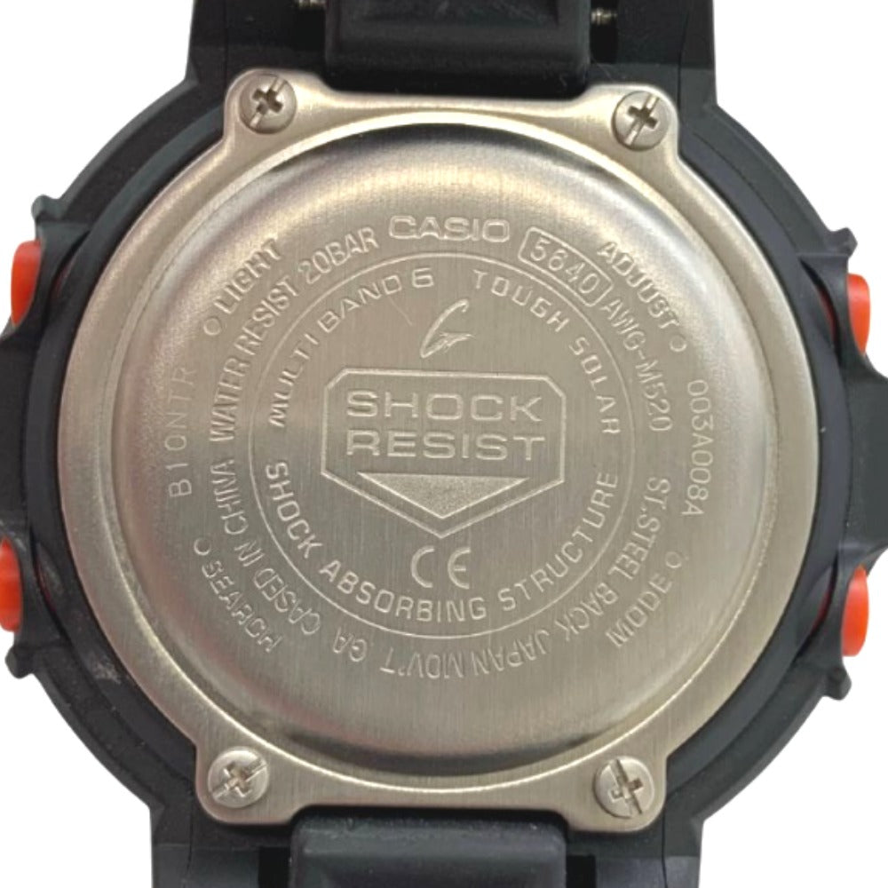 G-SHOCK CASIO ジーショック 腕時計 AWG-M520G-1A9JF タフソーラー マルチバンド6 20気圧防水