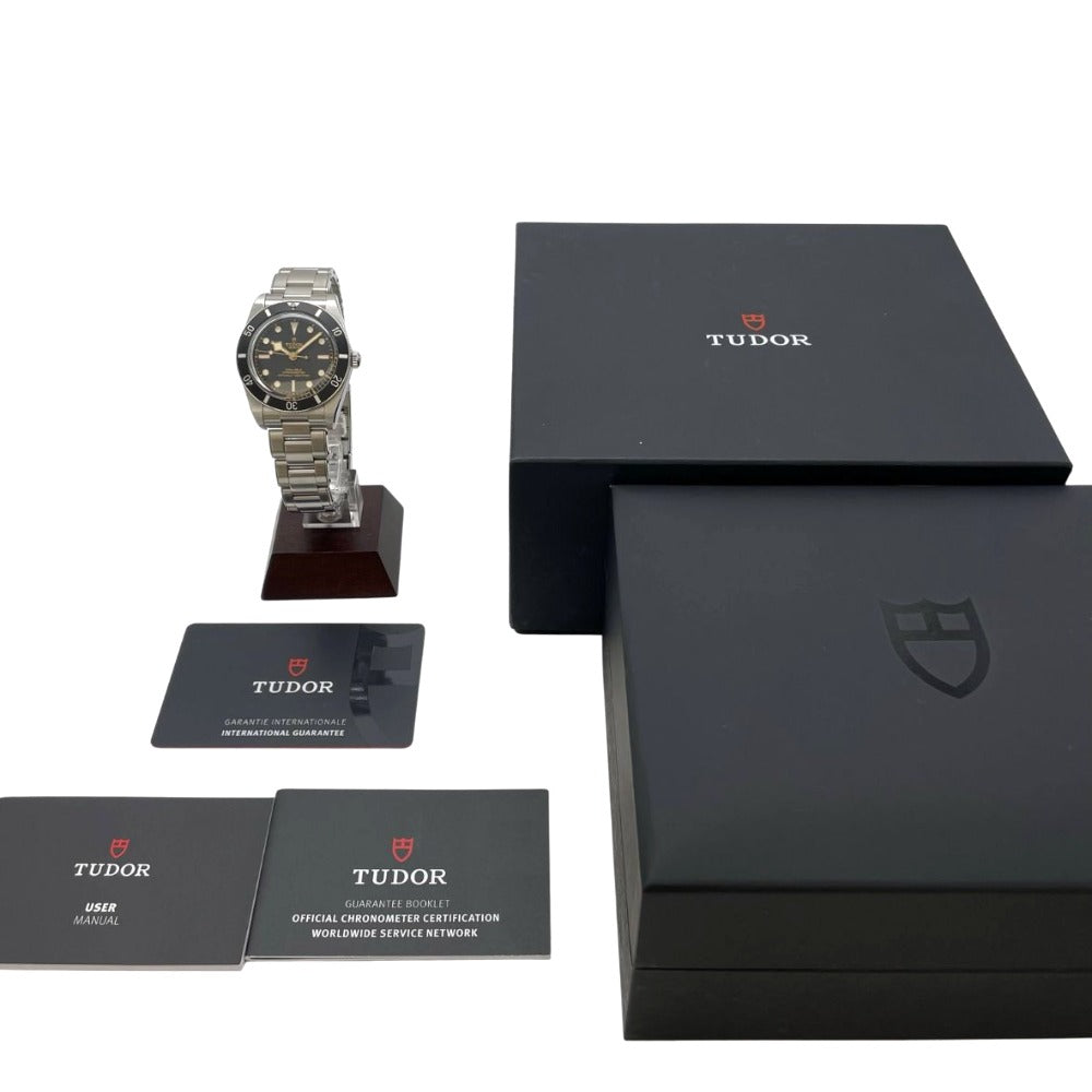 チューダー 79000N ステンレスブレス 37mm ブラックベイ 54 ダイバーズ M79000N-0001 ブラック 自動巻き TUDOR チュードル 腕時計