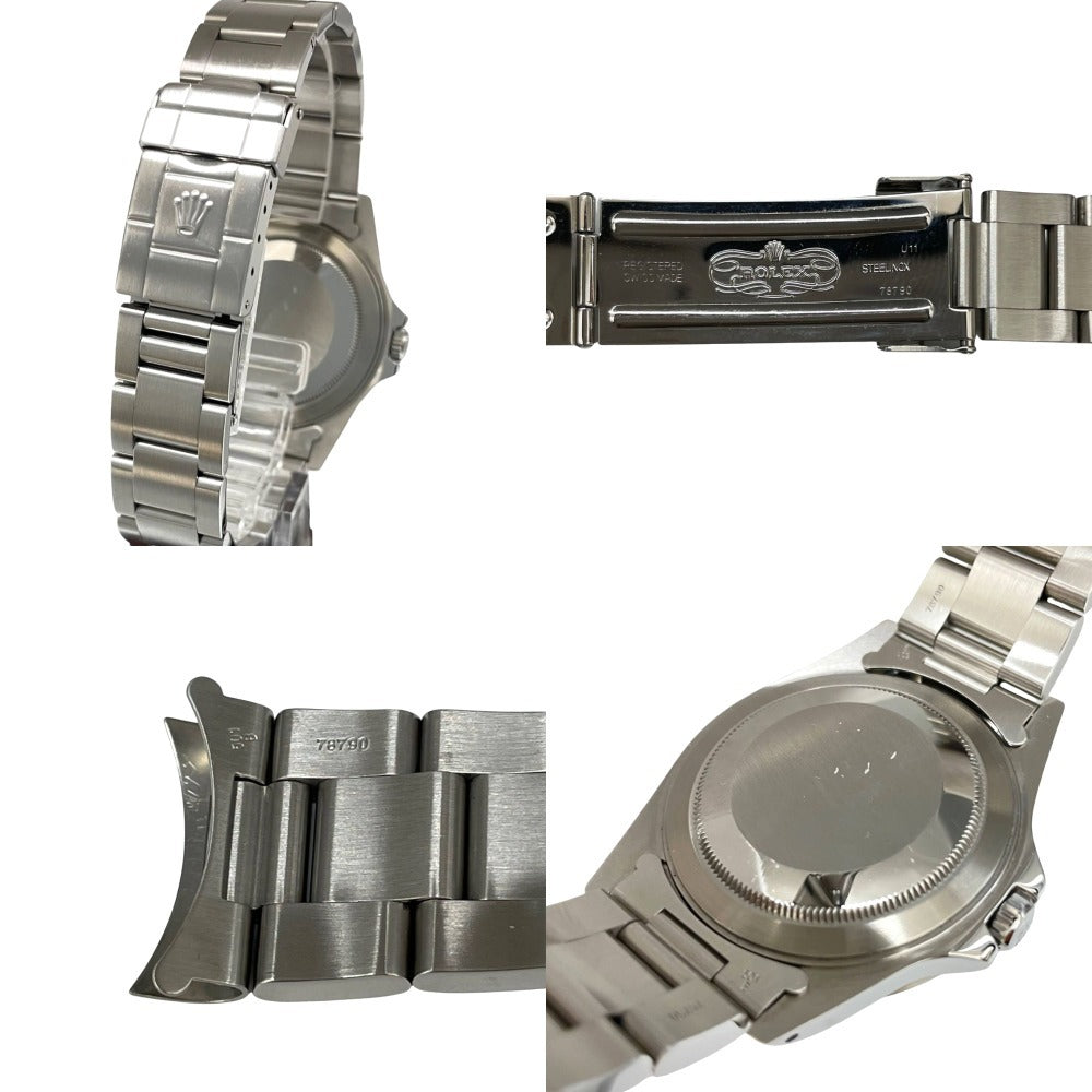 ロレックス 16570 U番 白文字盤 黒文字盤付属 40mm エクスプローラー2 1998年ごろ製造 自動巻き メンズ ROLEX 腕時計 EXPLORER