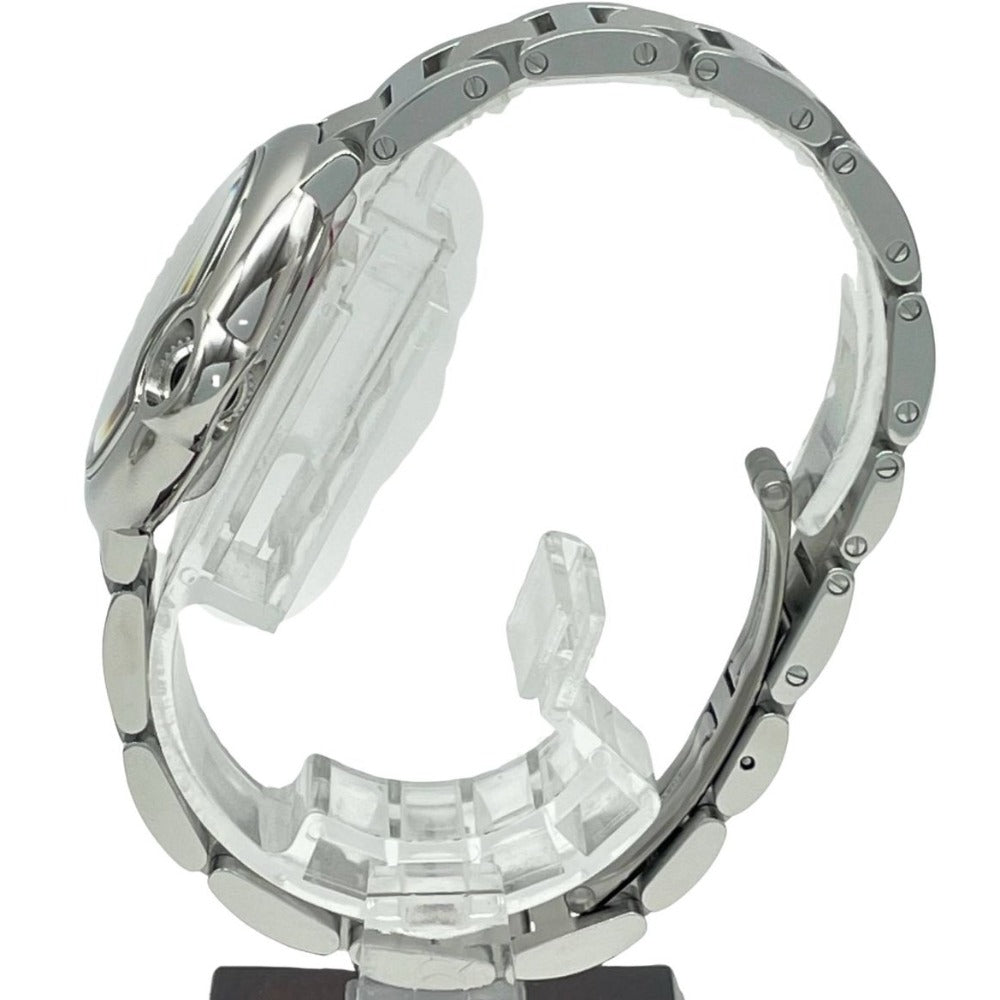 カルティエ W6920071 2020年保証書 バロンブルー 33mm シルバー文字盤 レディース 自動巻き CARTIER 腕時計 BALLON BLEU