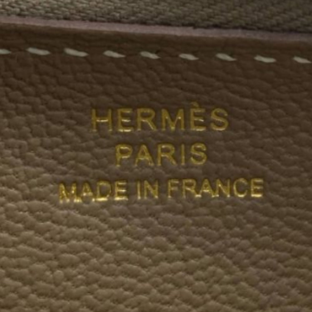 HERMES エルメス ポーチ ジップアンゴー トゥーゴー MM K刻印 ゴールド金具 2Way レディース 未使用品
