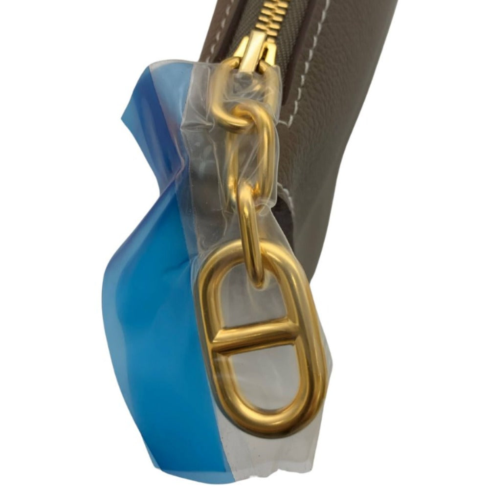 HERMES エルメス ポーチ ジップアンゴー トゥーゴー MM K刻印 ゴールド金具 2Way レディース 未使用品