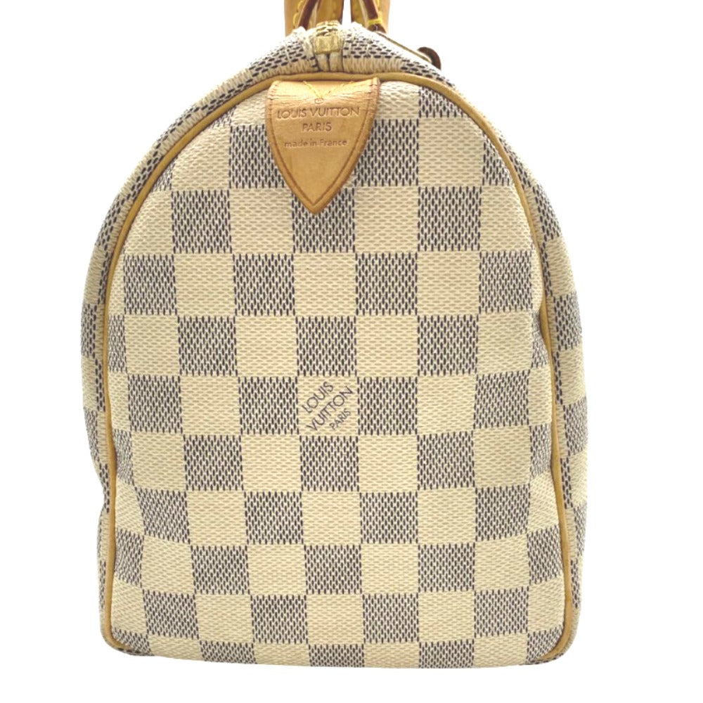 ハンドバッグ N41534 ダミエアズール スピーディ25 ホワイト PVC レザー レディース LOUIS VUITTON ルイ・ヴィトン