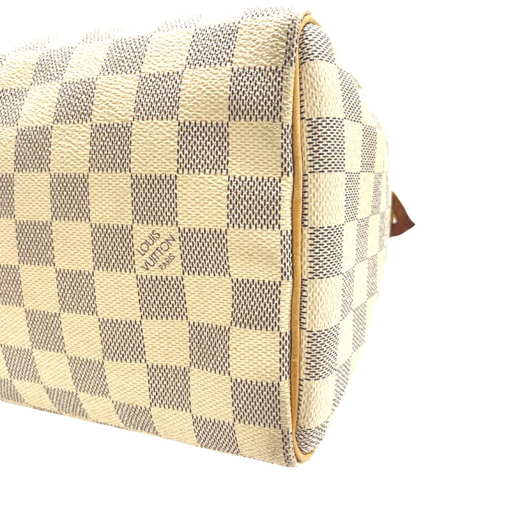 ハンドバッグ N41534 ダミエアズール スピーディ25 ホワイト PVC レザー レディース LOUIS VUITTON ルイ・ヴィトン